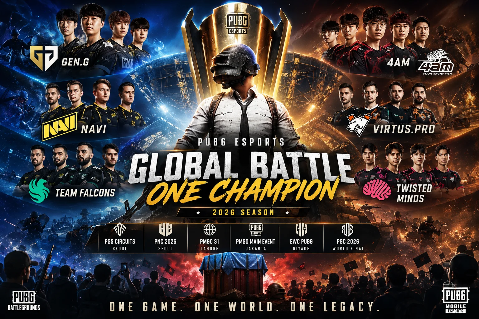 PUBG Esports 2026: Global Tournaments & South Asia Finals