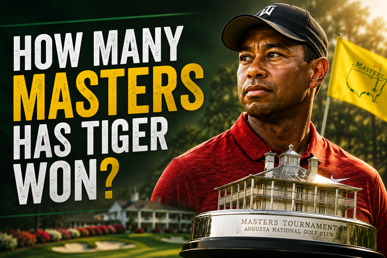 How Many Masters Has Tiger Won?
